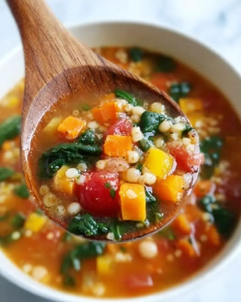 Fall Vegetable Quinoa Soup Recipe