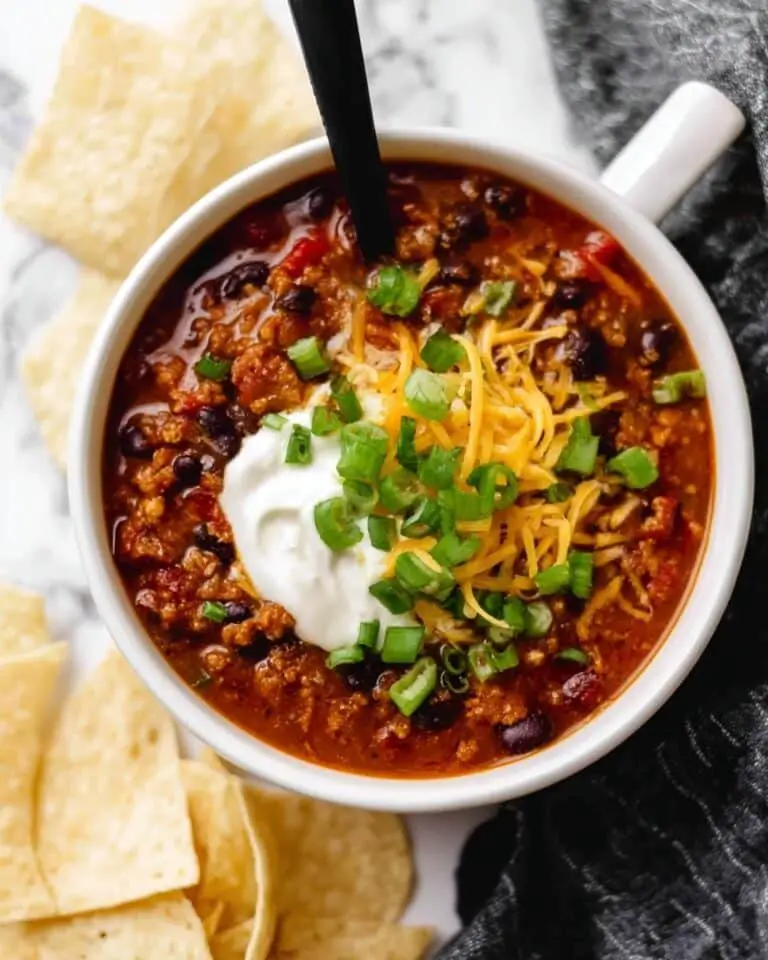 30 Minute Spicy Ancho Turkey Chili Recipe