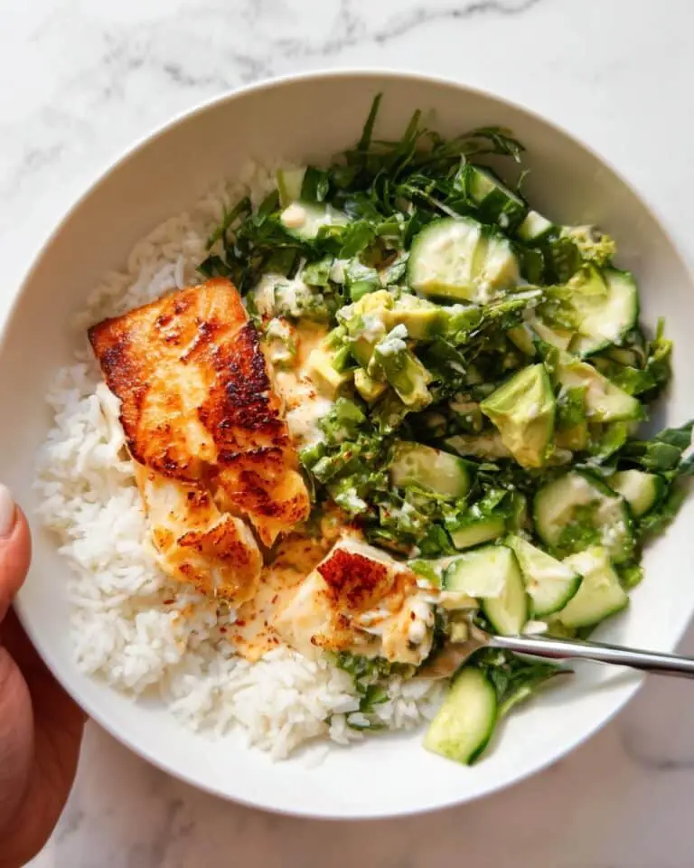 Bang Bang Salmon with Avocado Cucumber Salsa Recipe
