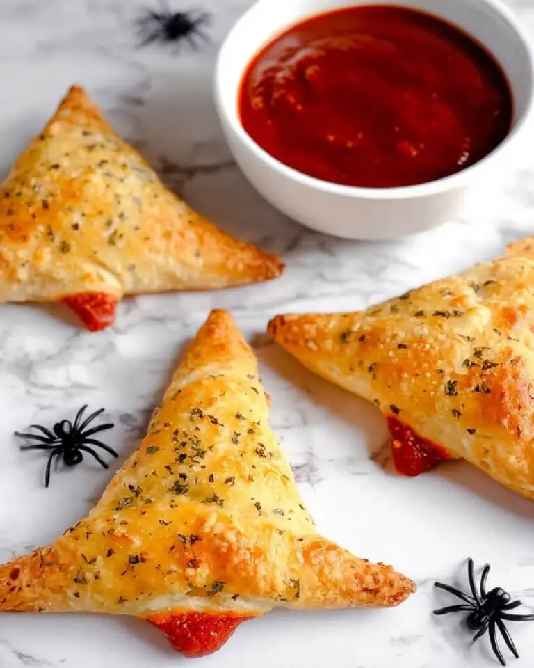 Halloween Witch Hat Calzones Recipe