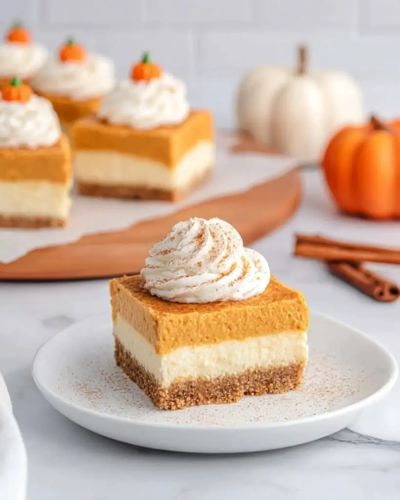 Pumpkin Cheesecake Bars Recipe