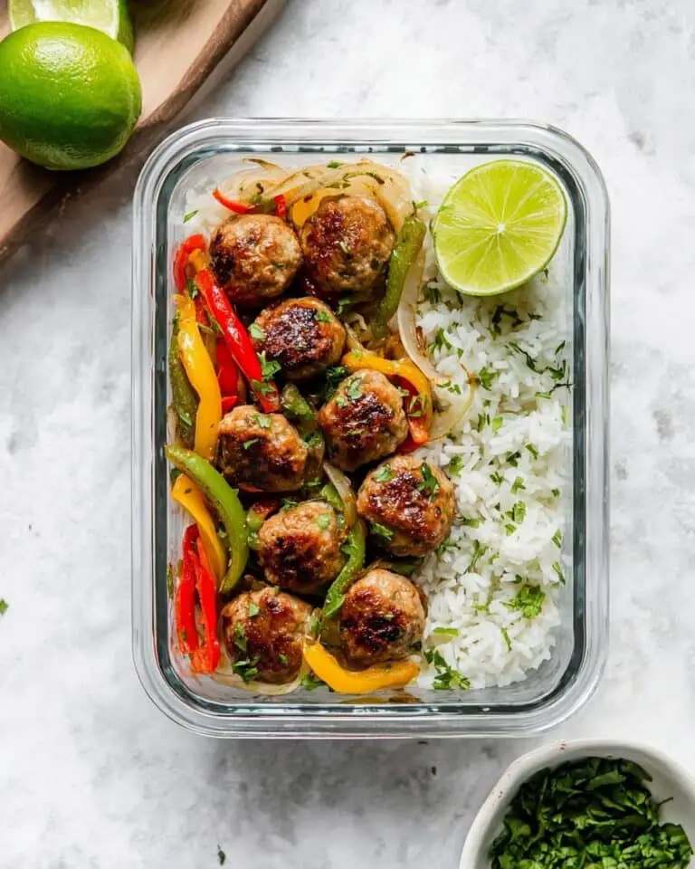 Healthy Turkey Fajita Rice Bowl Recipe