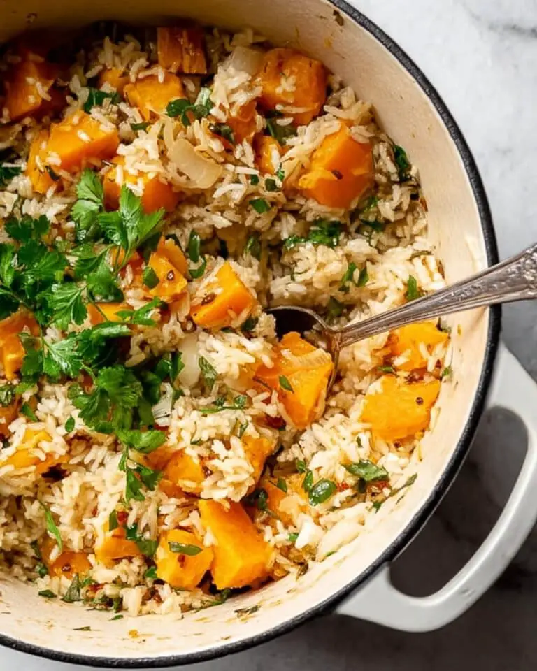 Creamy Pumpkin Rice with Coconut Milk and Spices Recipe