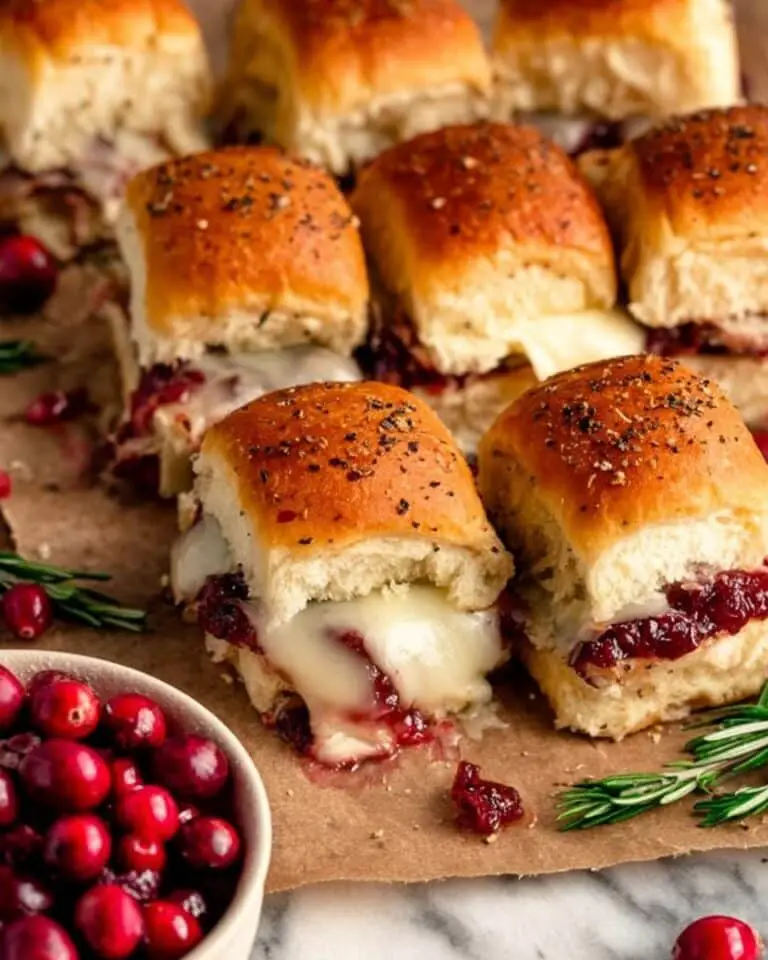 Cranberry Turkey Sliders Recipe