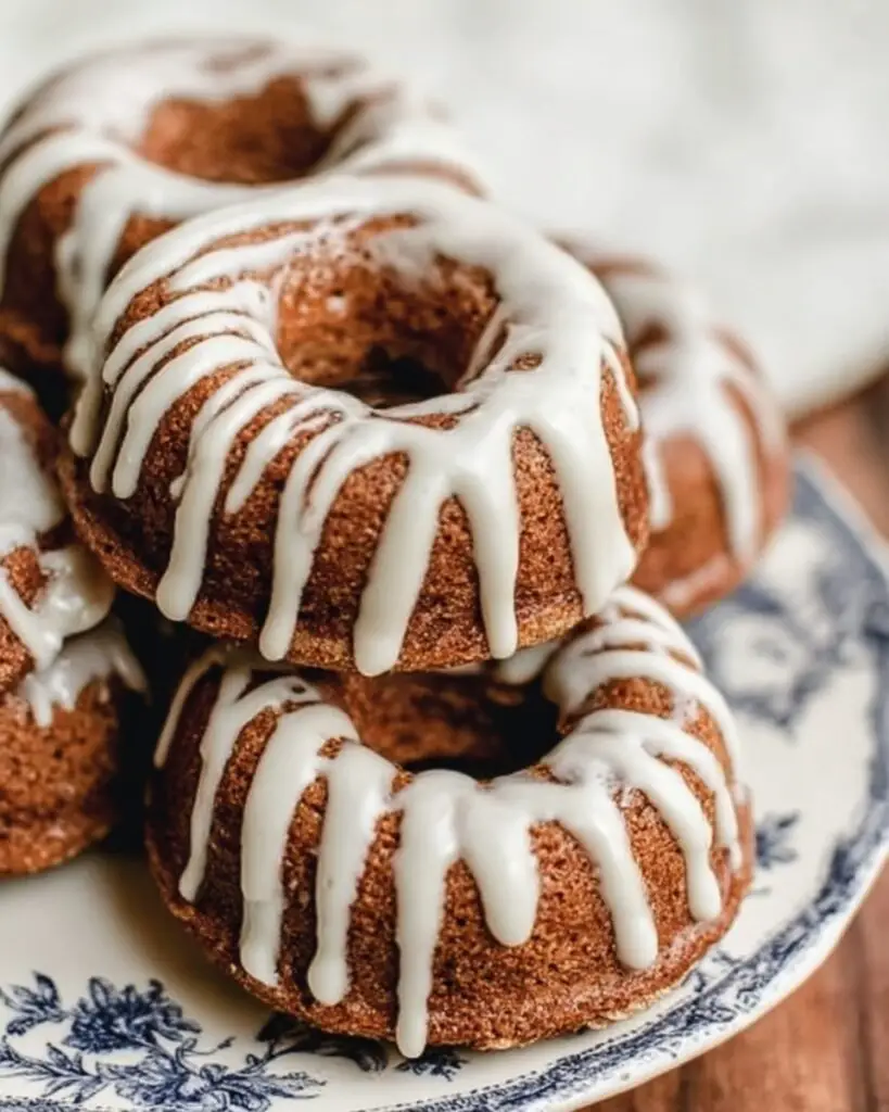 Gluten Free Pumpkin Donuts with Cream Cheese Glaze Recipe