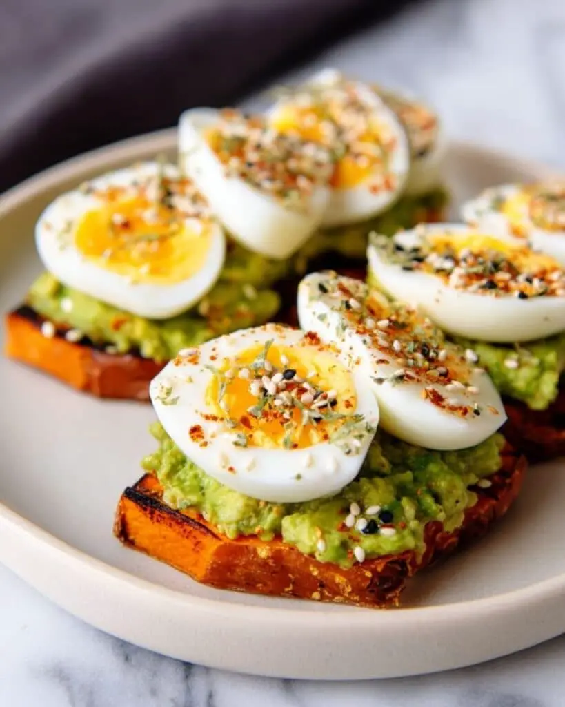 Avocado Egg Salad on Sweet Potato Toast Recipe