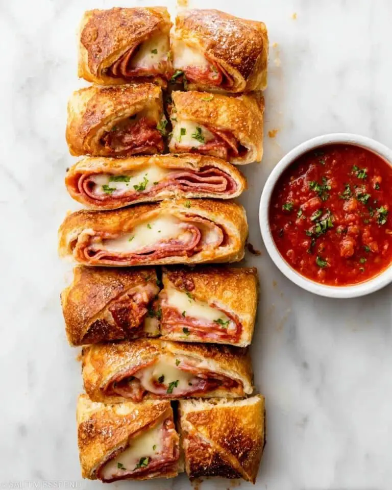 Homemade Stromboli with Meats and Cheese Recipe