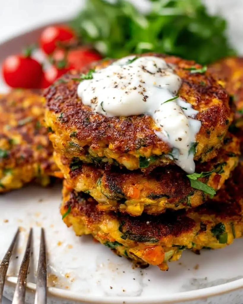 Zucchini & Sweet Potato Fritters Recipe
