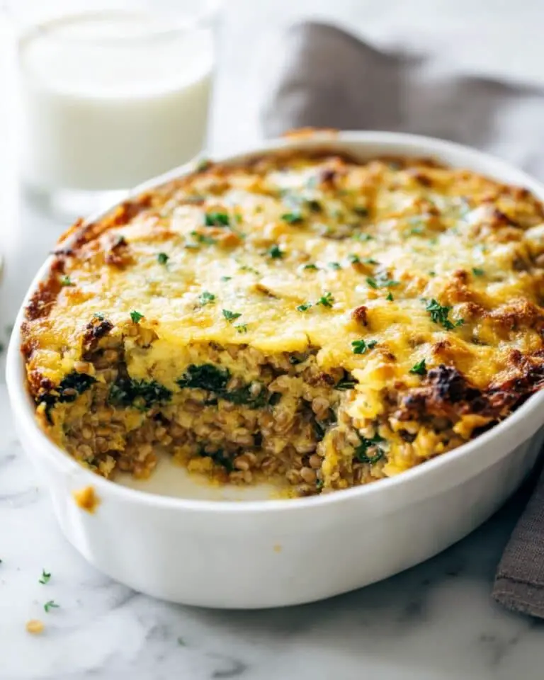 Creamy Spinach and Potato Breakfast Casserole Recipe
