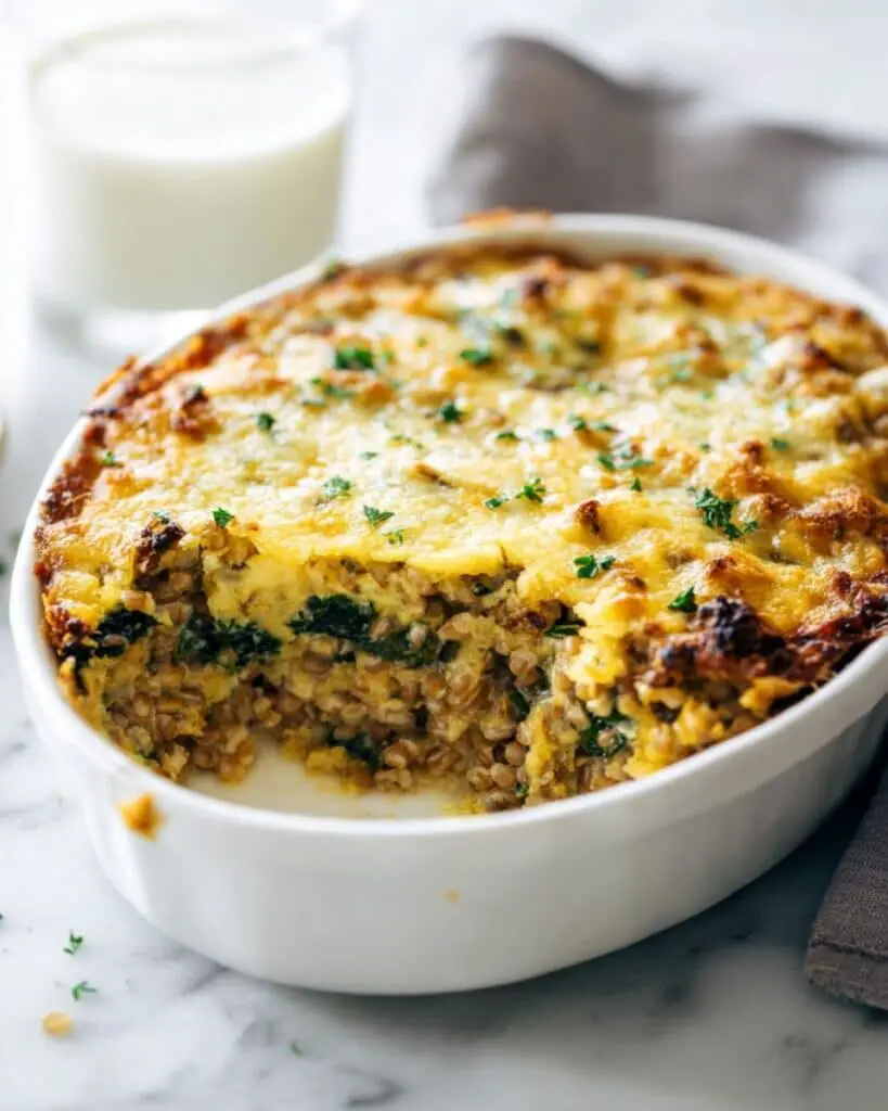 Creamy Spinach and Potato Breakfast Casserole Recipe