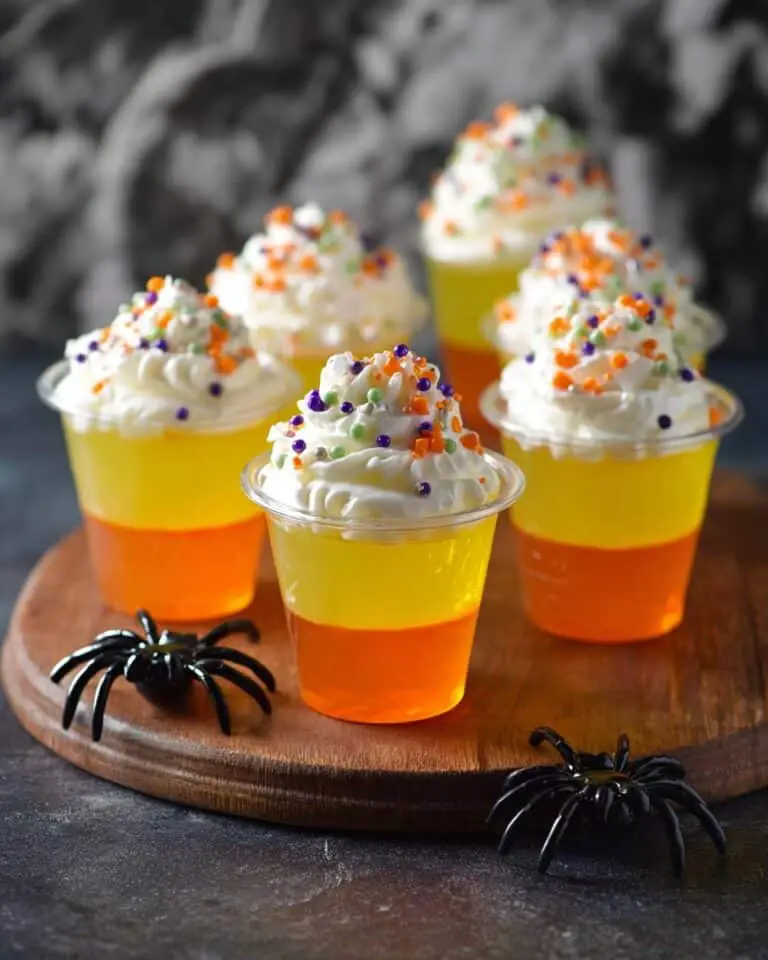 Candy Corn Shots (Halloween Jello Shots) Recipe