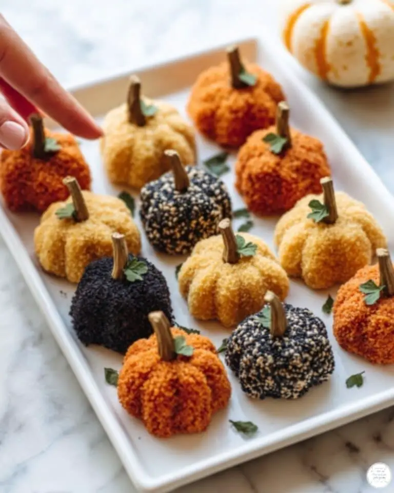 Mini Pumpkin Cheese Balls Recipe