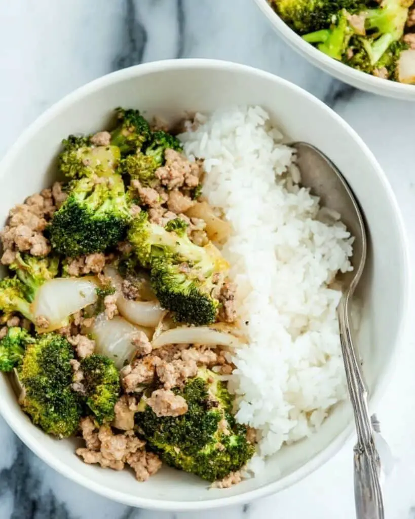 Ground Turkey Stir Fry with Broccoli Recipe