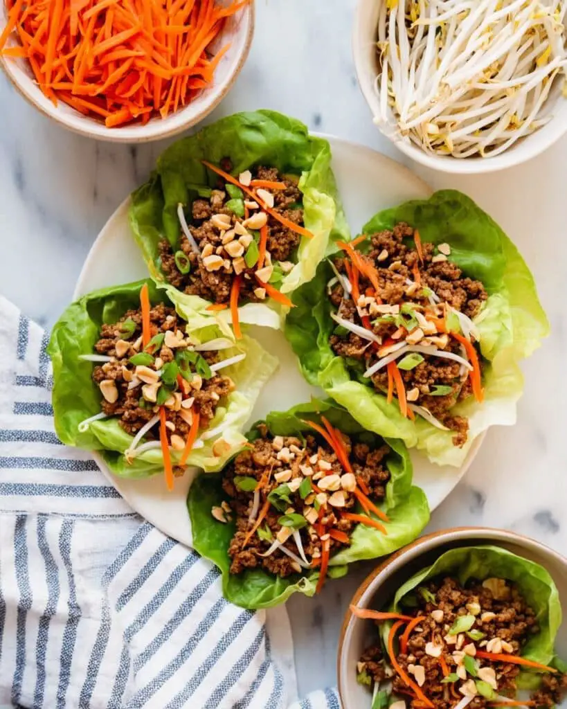 Asian Turkey Lettuce Wraps Recipe