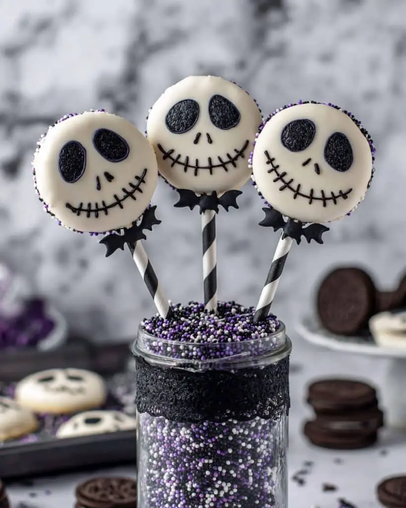 Jack Skellington Oreo Pops Recipe