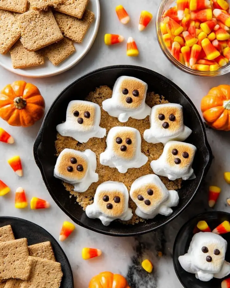 Halloween Ghost S’mores Dip Recipe
