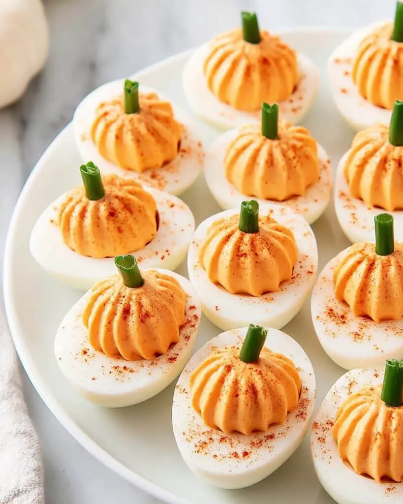 Pumpkin Deviled Eggs Recipe