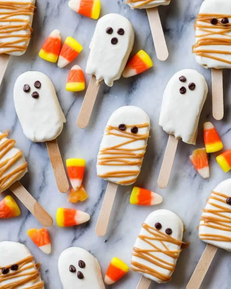 Halloween Banana Popsicles Recipe