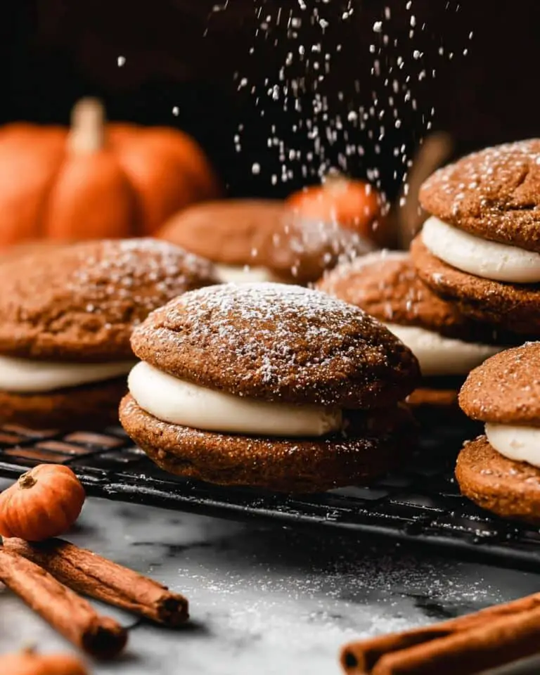Pumpkin Whoopie Pies with Brown Butter Cream Cheese Frosting Recipe