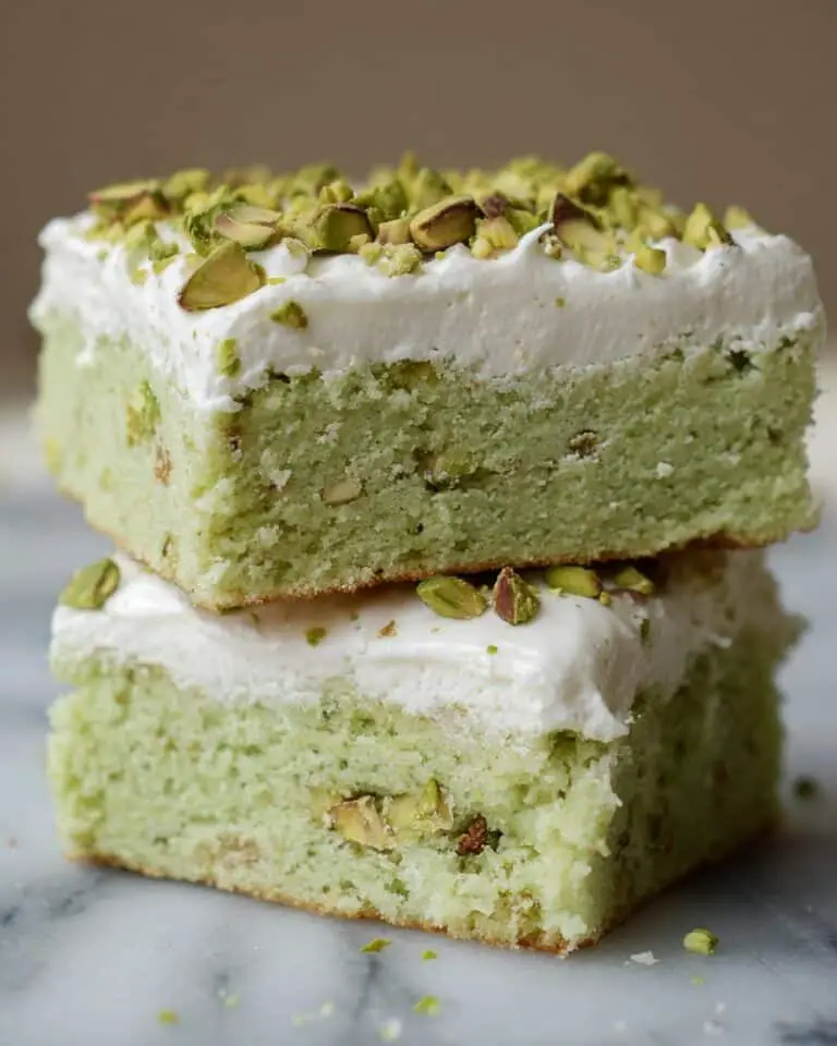 Pistachio Bars With Cream Cheese Frosting Recipe