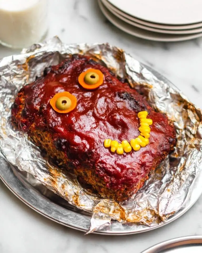 Halloween Zombie Meatloaf Recipe