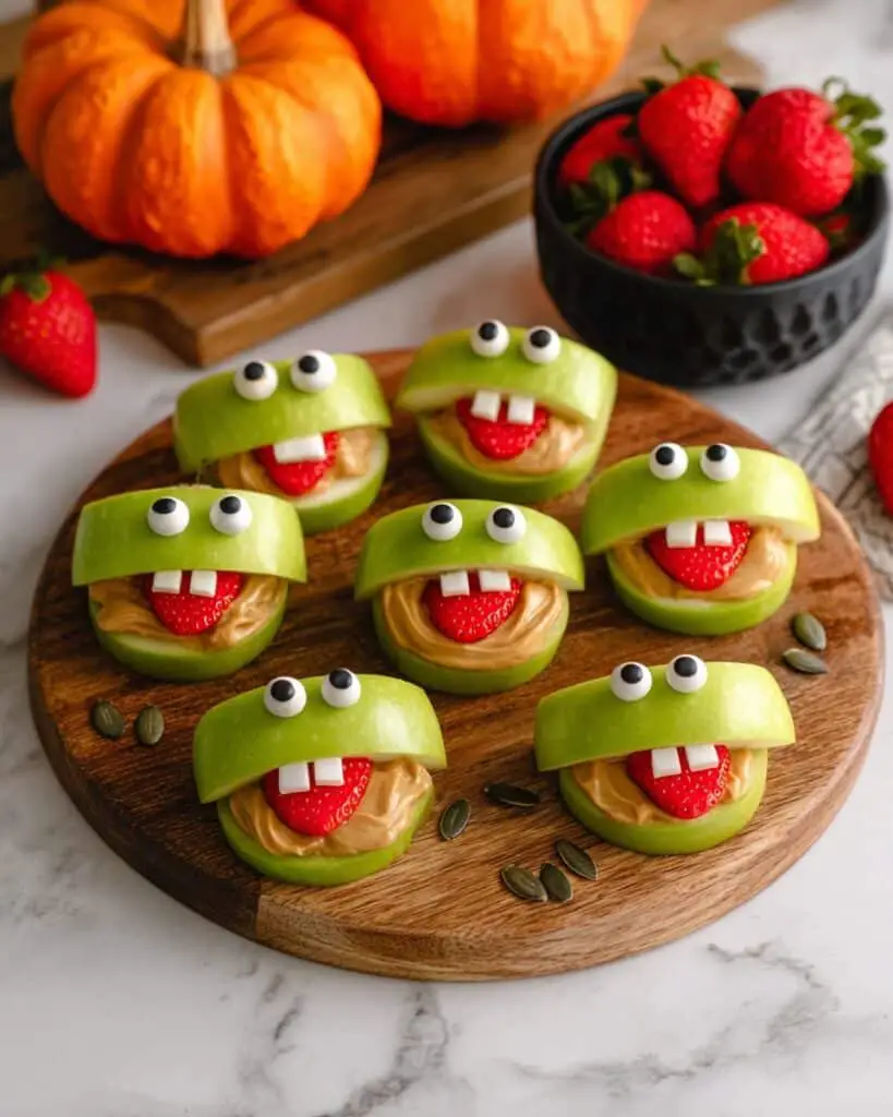 Halloween Apple Monster Mouths Recipe