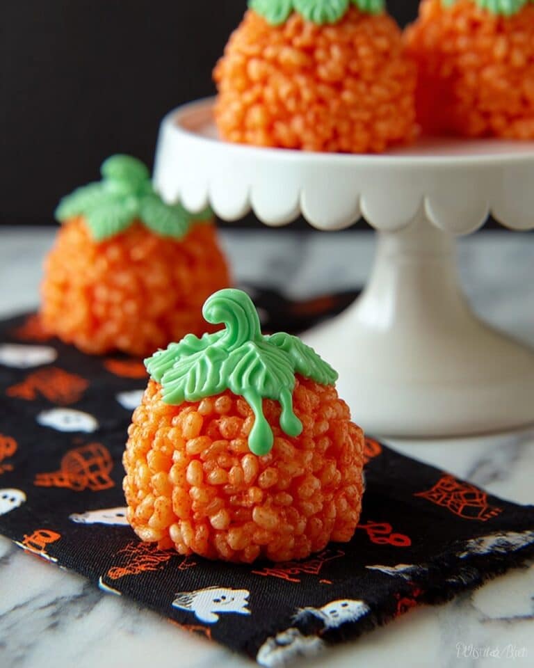 Rice Krispie Pumpkins Recipe