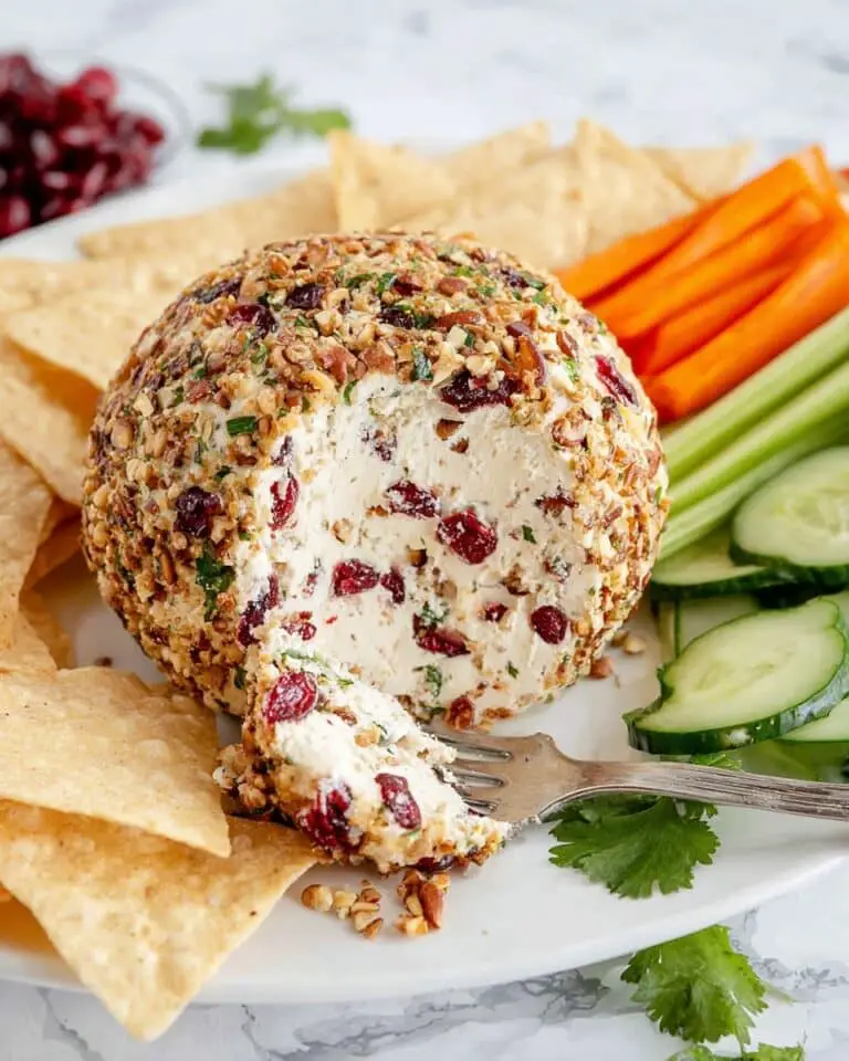 Cranberry Almond Bacon Cheese Ball Recipe