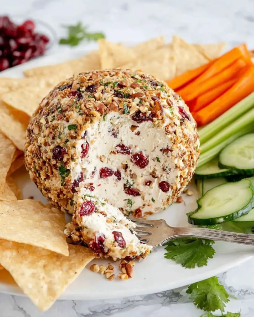 Cranberry Almond Bacon Cheese Ball Recipe