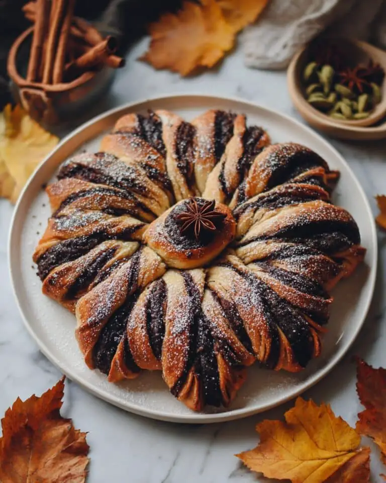 Sourdough Chai Spice Star Bread Recipe