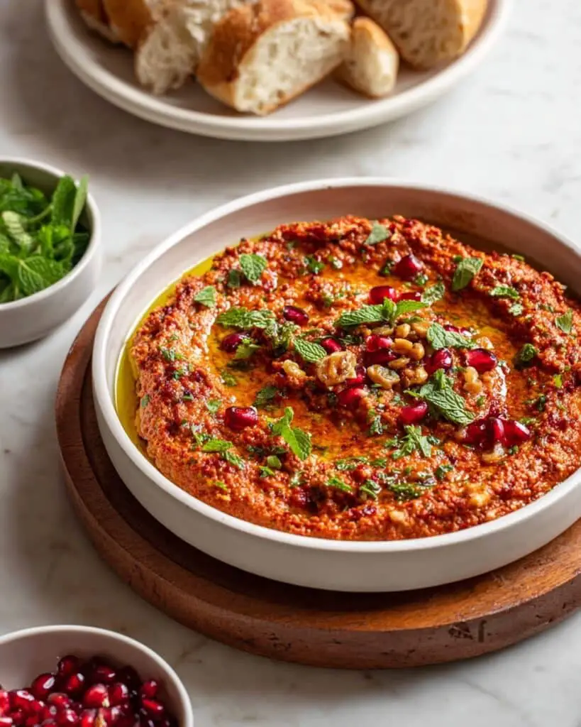Muhammara (Roasted Red Pepper and Walnut Dip) Recipe