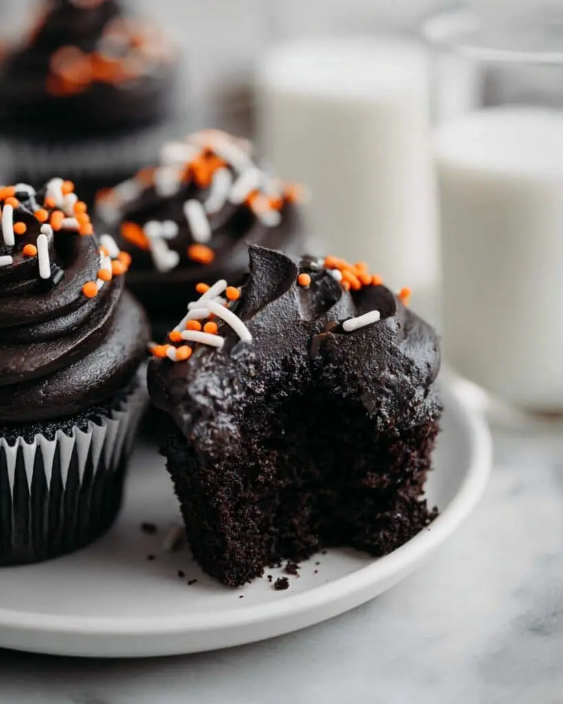 Moist Black Velvet Cupcakes Recipe