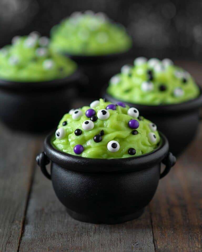 Mini Chocolate Cauldron Cakes Recipe