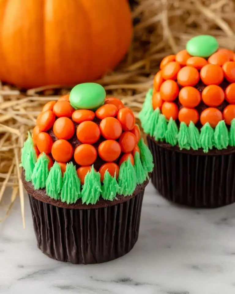 Halloween Pumpkin Patch Cupcakes Recipe