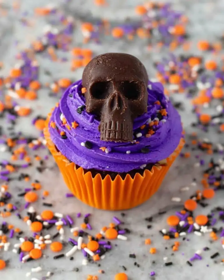 Halloween Skull Cupcakes Recipe