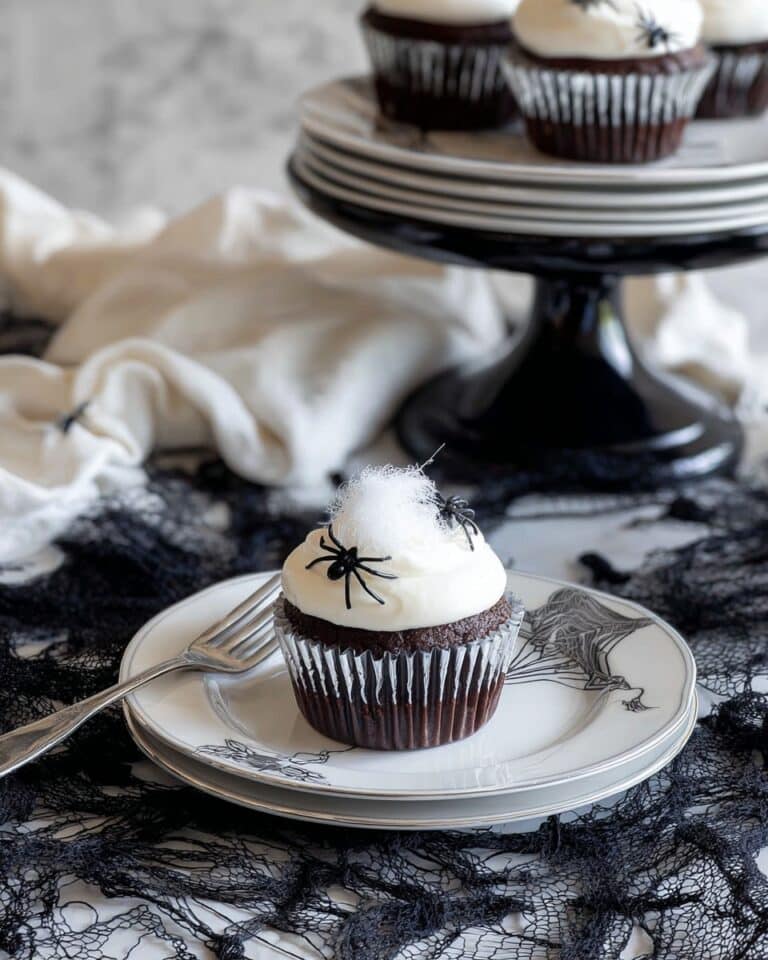 Spider Web Halloween Cupcakes Recipe