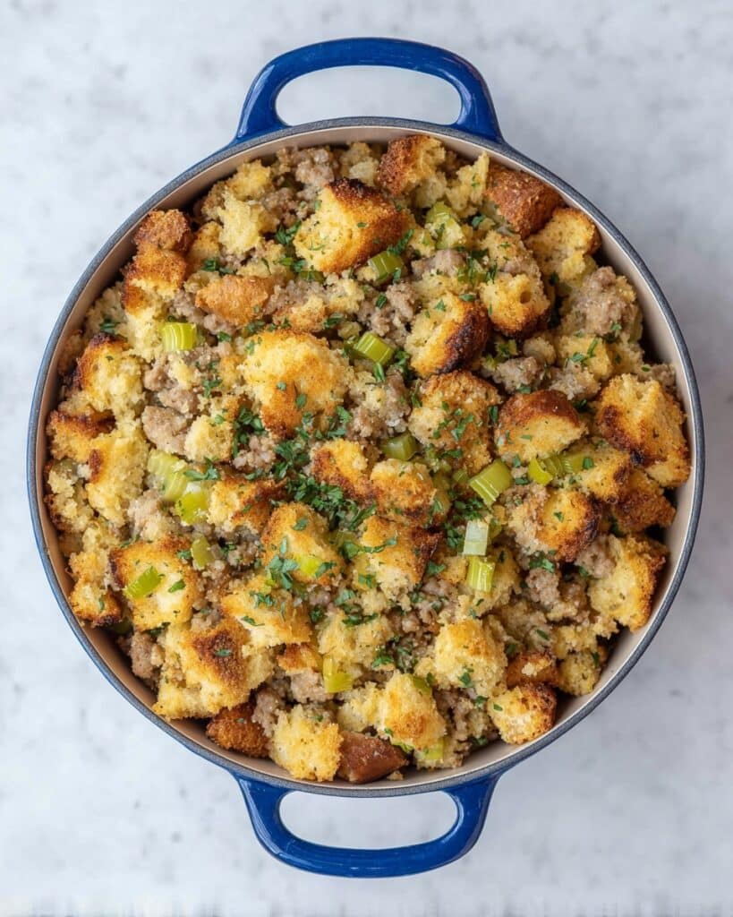 Cornbread Stuffing with Sausage Recipe