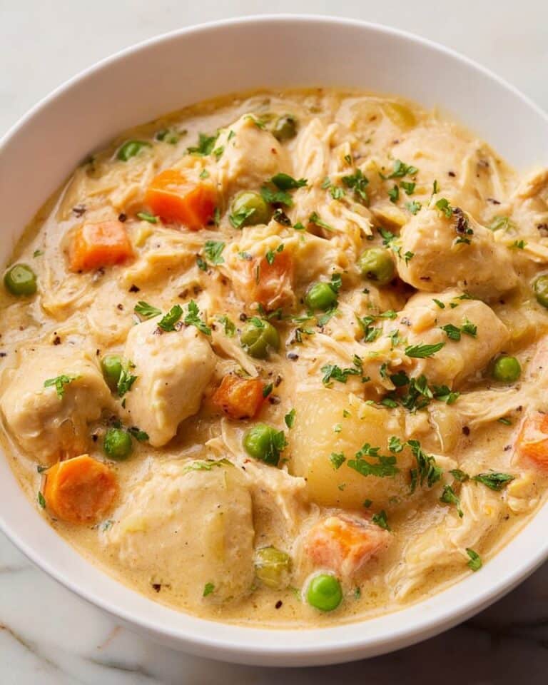 Crockpot Chicken & Dumplings Recipe