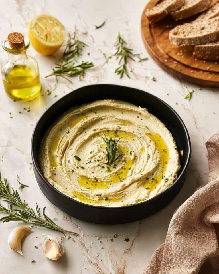 Vegan Rosemary White Bean Dip Recipe