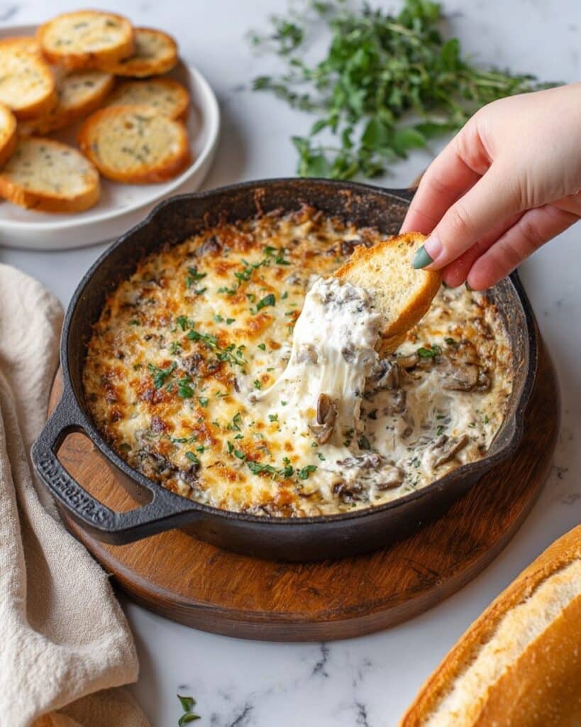 Stuffed Mushroom Dip Recipe