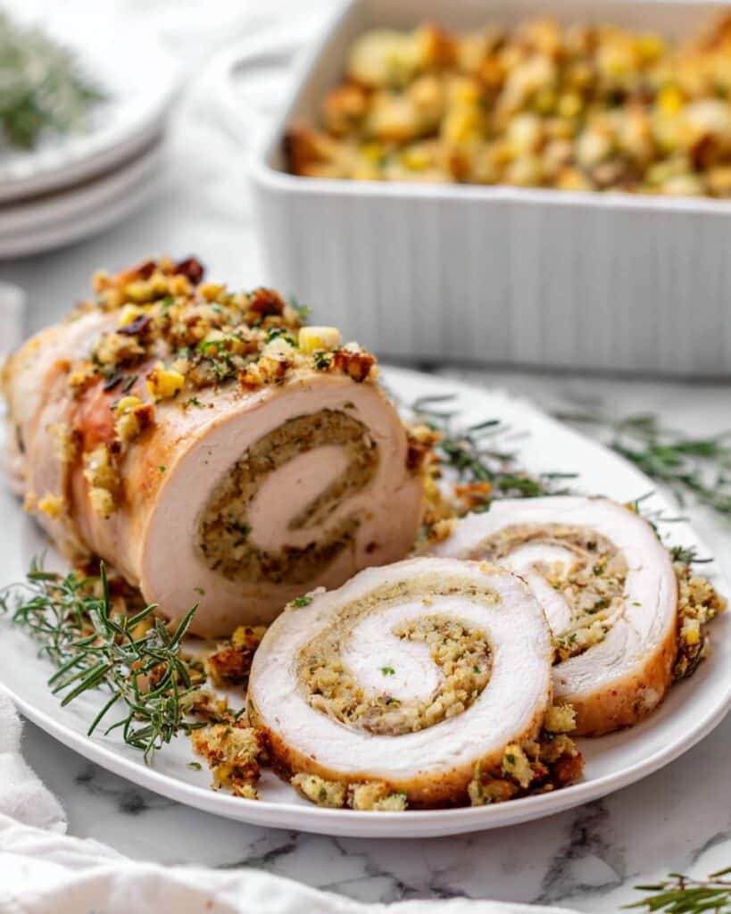 Turkey Roulade with Sausage Stuffing Recipe