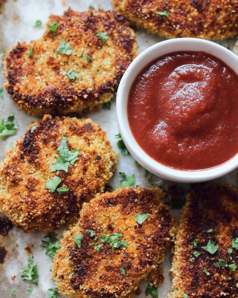 Parmesan-Crusted Baked Turkey Cutlets Recipe