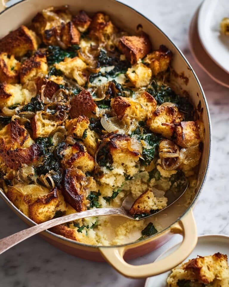 Kale and Mushroom Strata Recipe