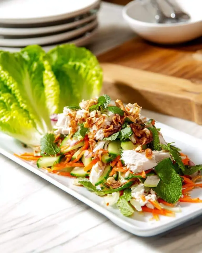 Turkey Salad with Lime, Herbs, and Crispy Shallots Recipe