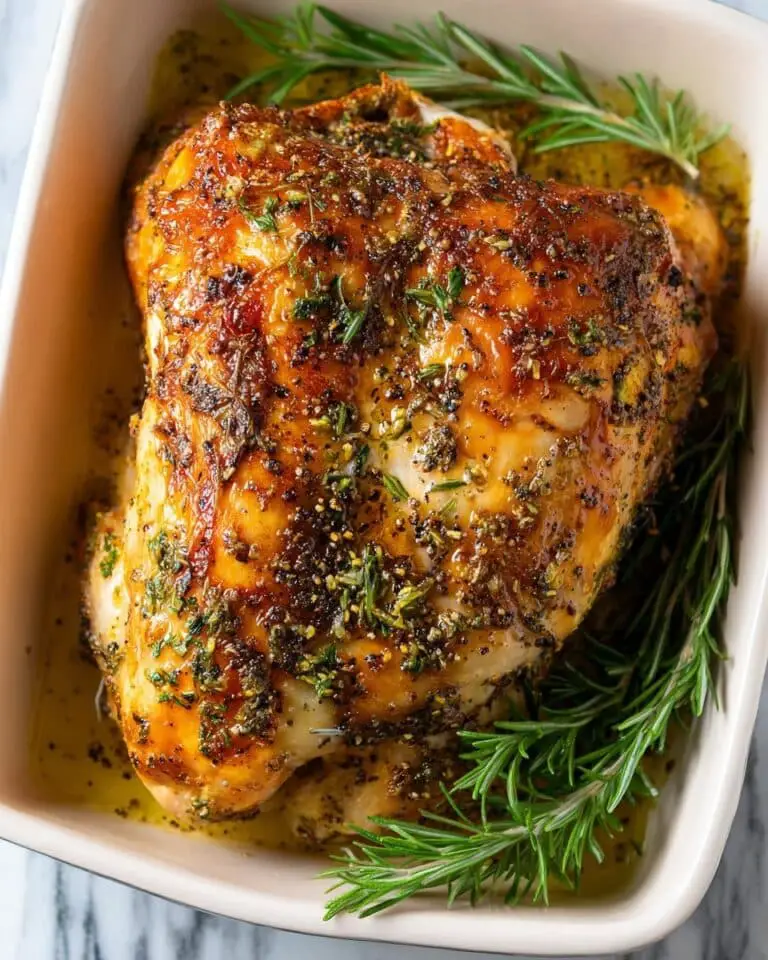 Roasted Turkey Breast with Garlic and Herbs Recipe
