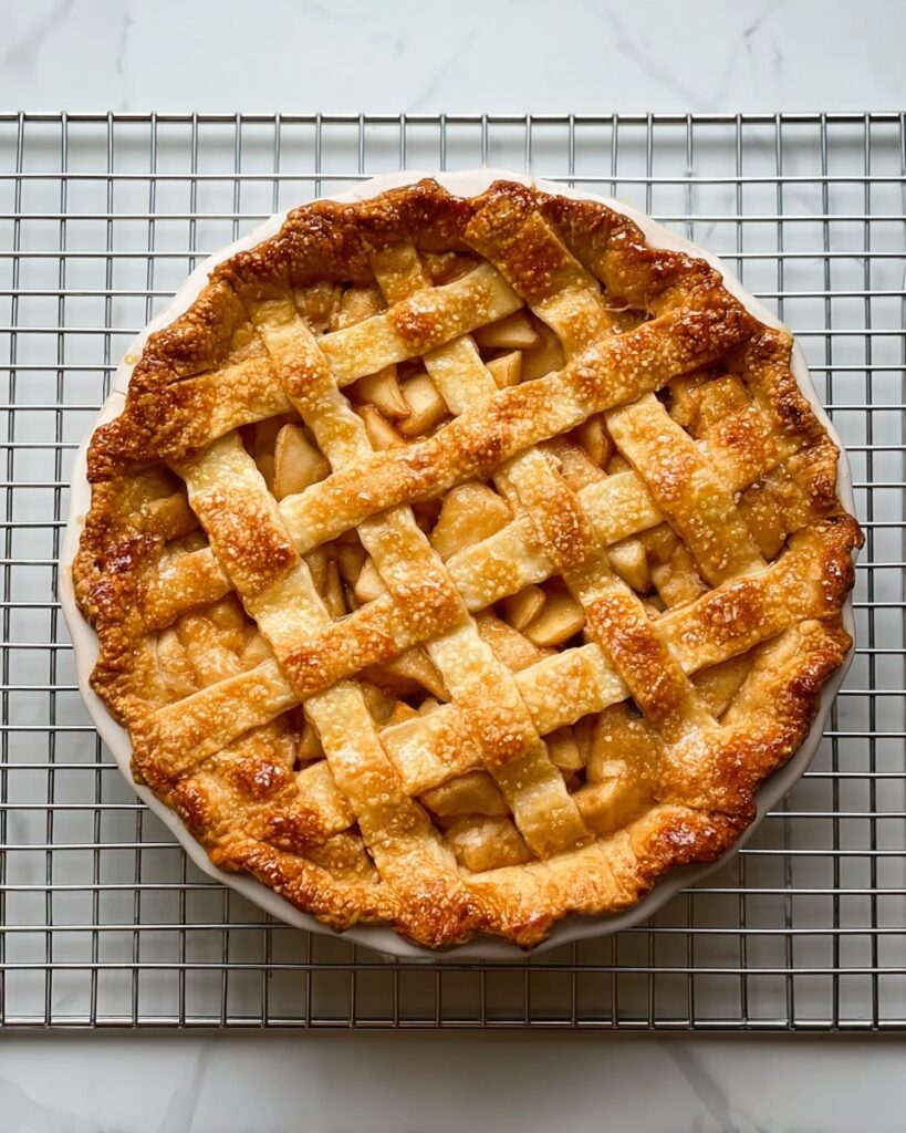 Grandma Ople’s Classic Apple Pie with Caramelized Lattice Crust Recipe