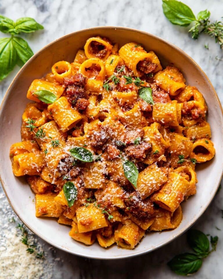 Creamy Roasted Tomato Ricotta Pasta with Crispy Prosciutto Recipe