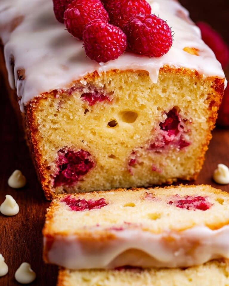 White Chocolate Raspberry Loaf Recipe