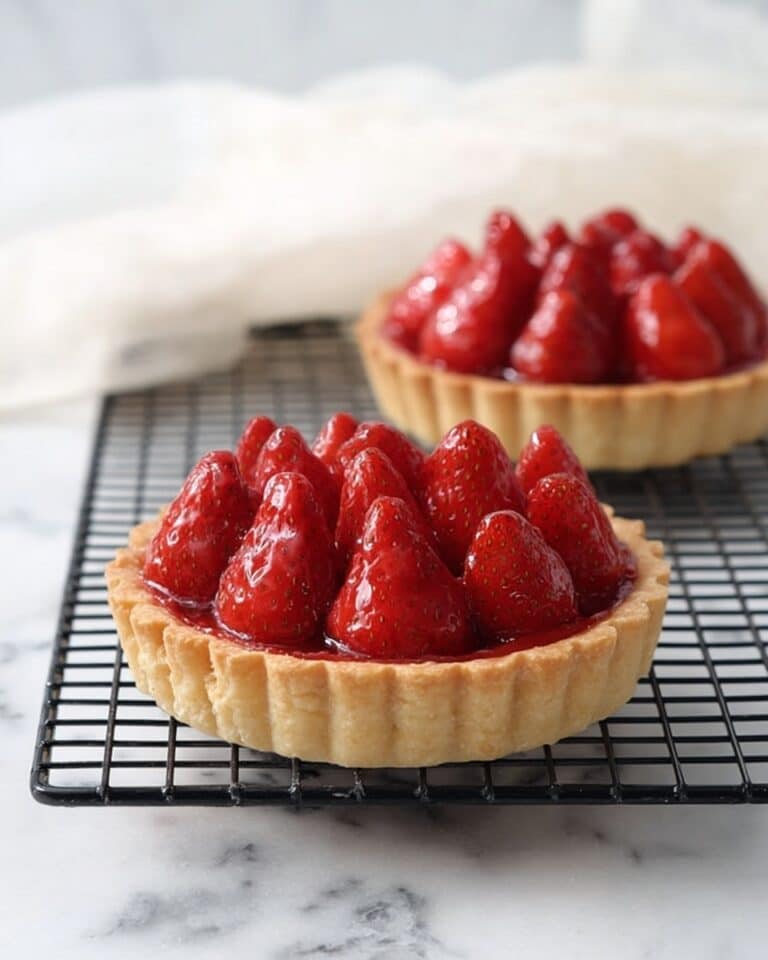 Strawberry Tart with Cream Cheese Filling and Fruit Glaze Recipe