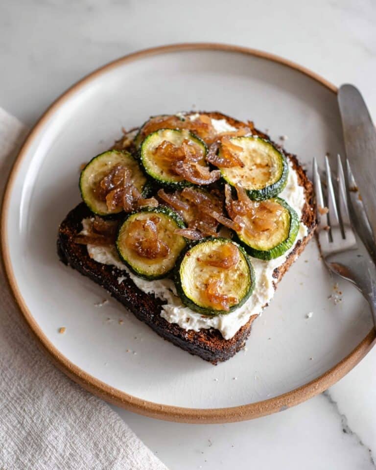 Zucchini Ricotta Toast Recipe